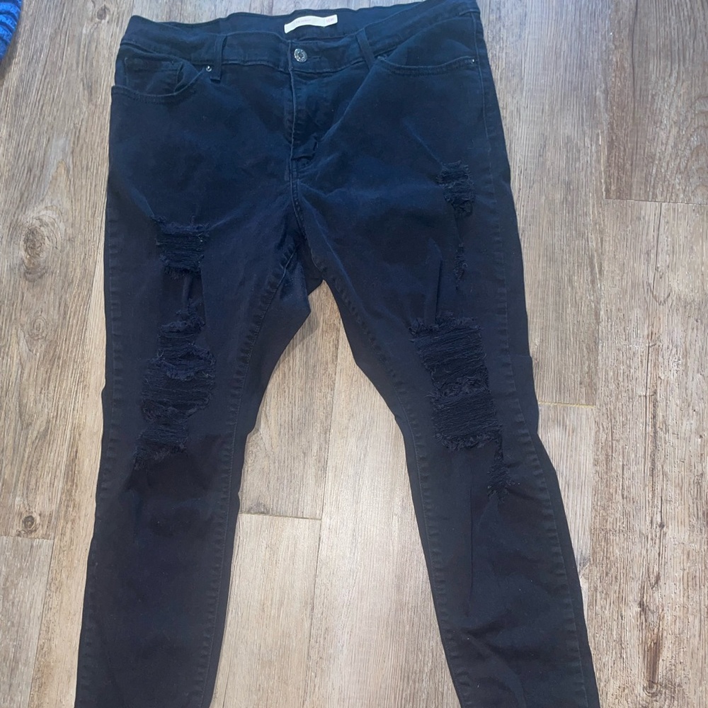 Levi's Black Skinny Jeans for Women